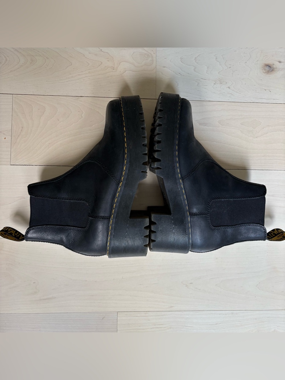 Dr Martens Rometty Platform Wyoming Chelsea Boots Black US size 7 EU size 38 - Picture 8 of 11